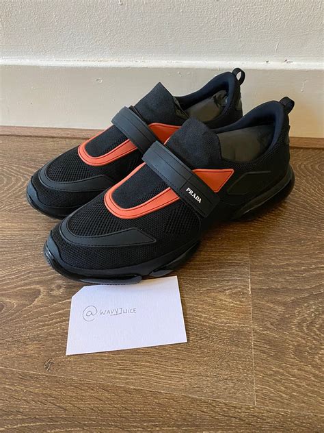 prada cloudbust black orange